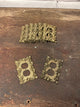 Vintage Metal Receptacle Cover Plates