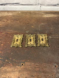 Vintage Metal Single Toggle Light Switch Covers