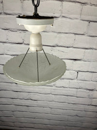 Antique Ceiling Mount Light fixture with Rose Motif