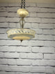 Antique Ceiling Mount Light Fixture with Ornate Post