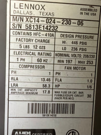 Lennox High Efficiency Furnace and Air Conditioner