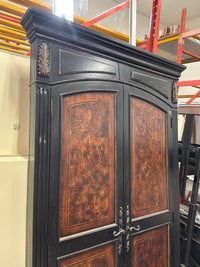 Hidden Full Length Beveled Triple Mirror