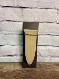 Beautiful Light Amber Wall Sconce