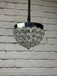 Crystal Flushmount Light Fixture