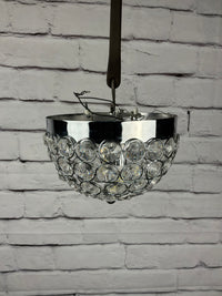 Crystal Flushmount Light Fixture