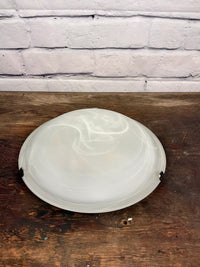 Low Profile 3 Bulb Flush Mount Light Fixture