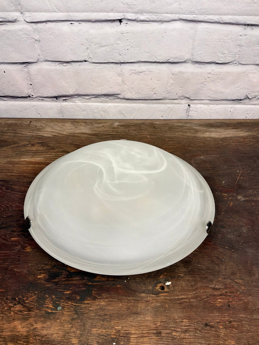 Low Profile 3 Bulb Flush Mount Light Fixture