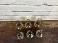 Set of 6 Vintage Hurricane Light Shades