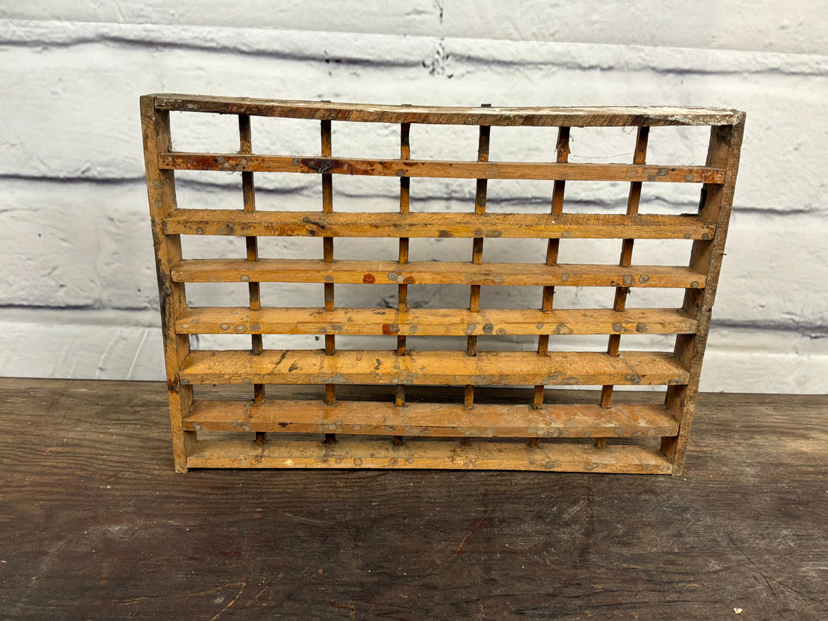 Vintage Wooden Heating Grate