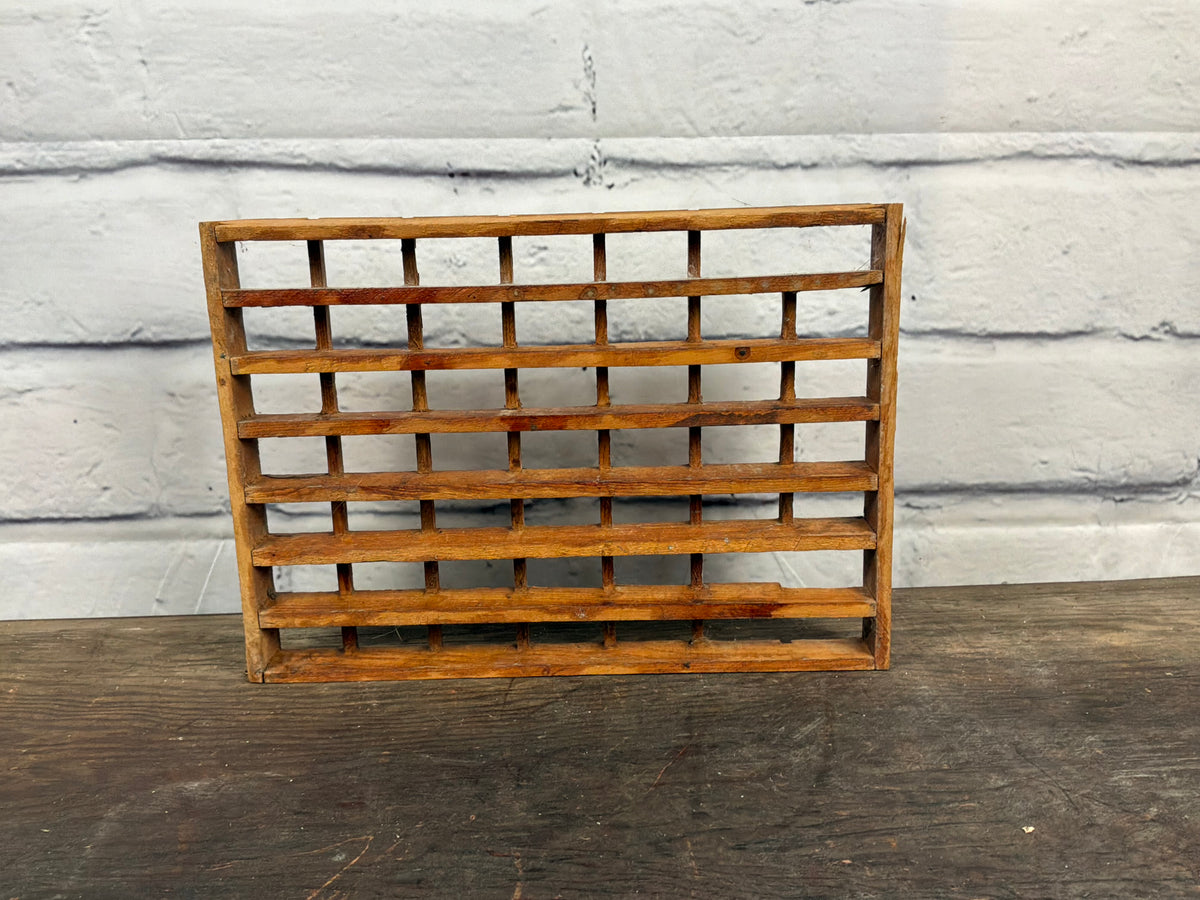 Vintage Wooden Heating Grate