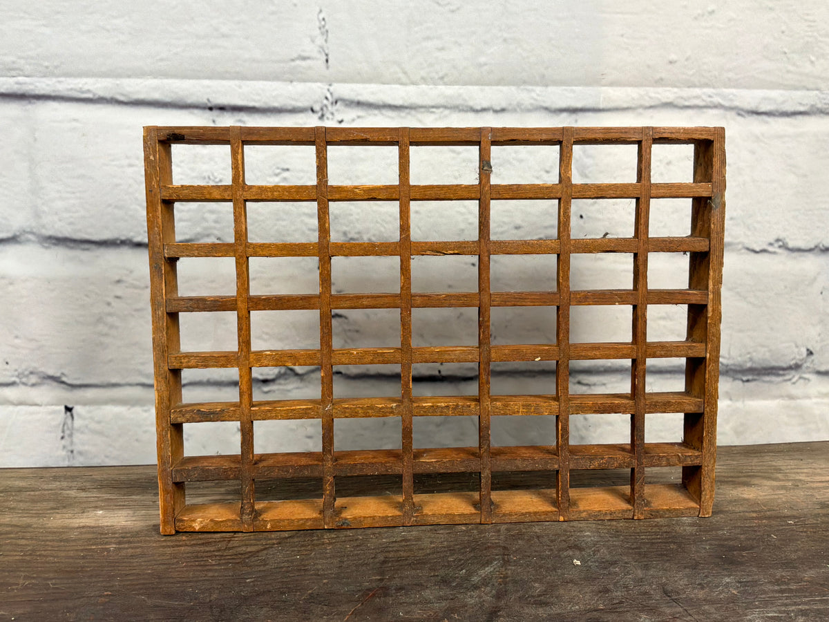 Vintage Wooden Heating Grate