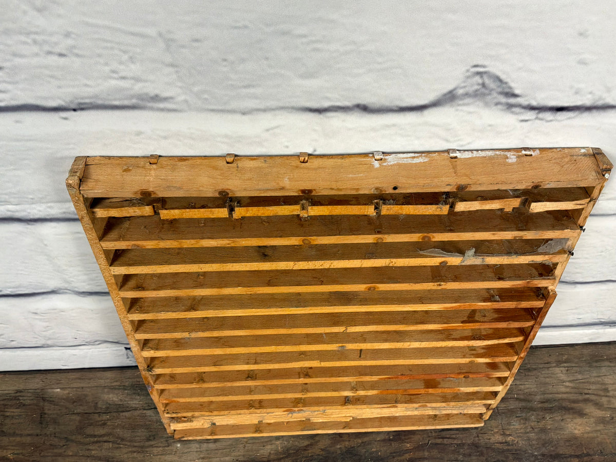Vintage Wooden Heating Grate