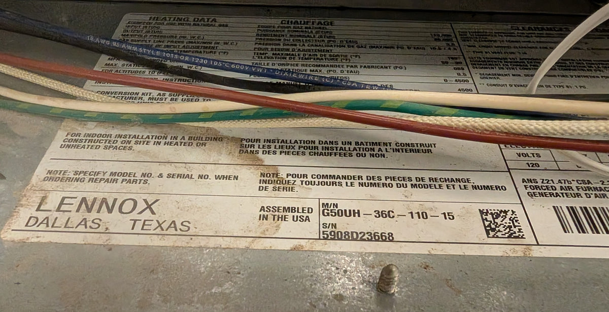 Lennox Mid Efficiency Furnace