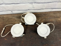 Illume White 4” Round Smart LED Recessed Panel Lights