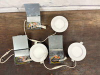 Illume White 4” Round Smart LED Recessed Panel Lights