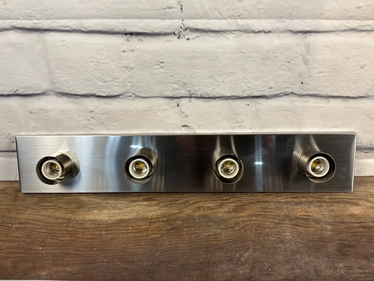 4 Bulb Brushed Nickel Vanity Light