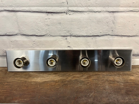 4 Bulb Brushed Nickel Vanity Light