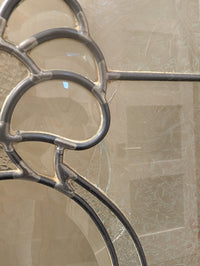 Gorgeous Stained Glass Double Door Set in Frame
