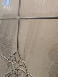 Gorgeous Stained Glass Double Door Set in Frame