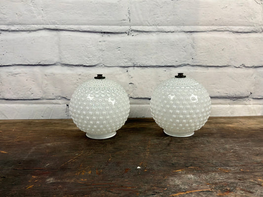 Vintage Milk Glass Light Covers