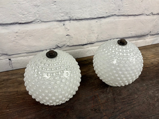 Vintage Milk Glass Light Covers