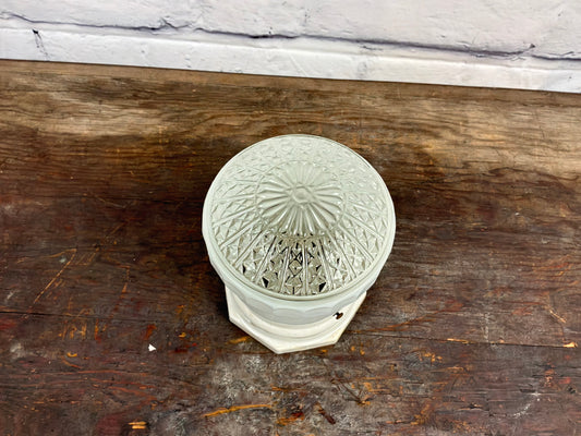 Vintage Light Fixture with Porcelain Base