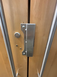 Solid Core Commercial Maple door Set