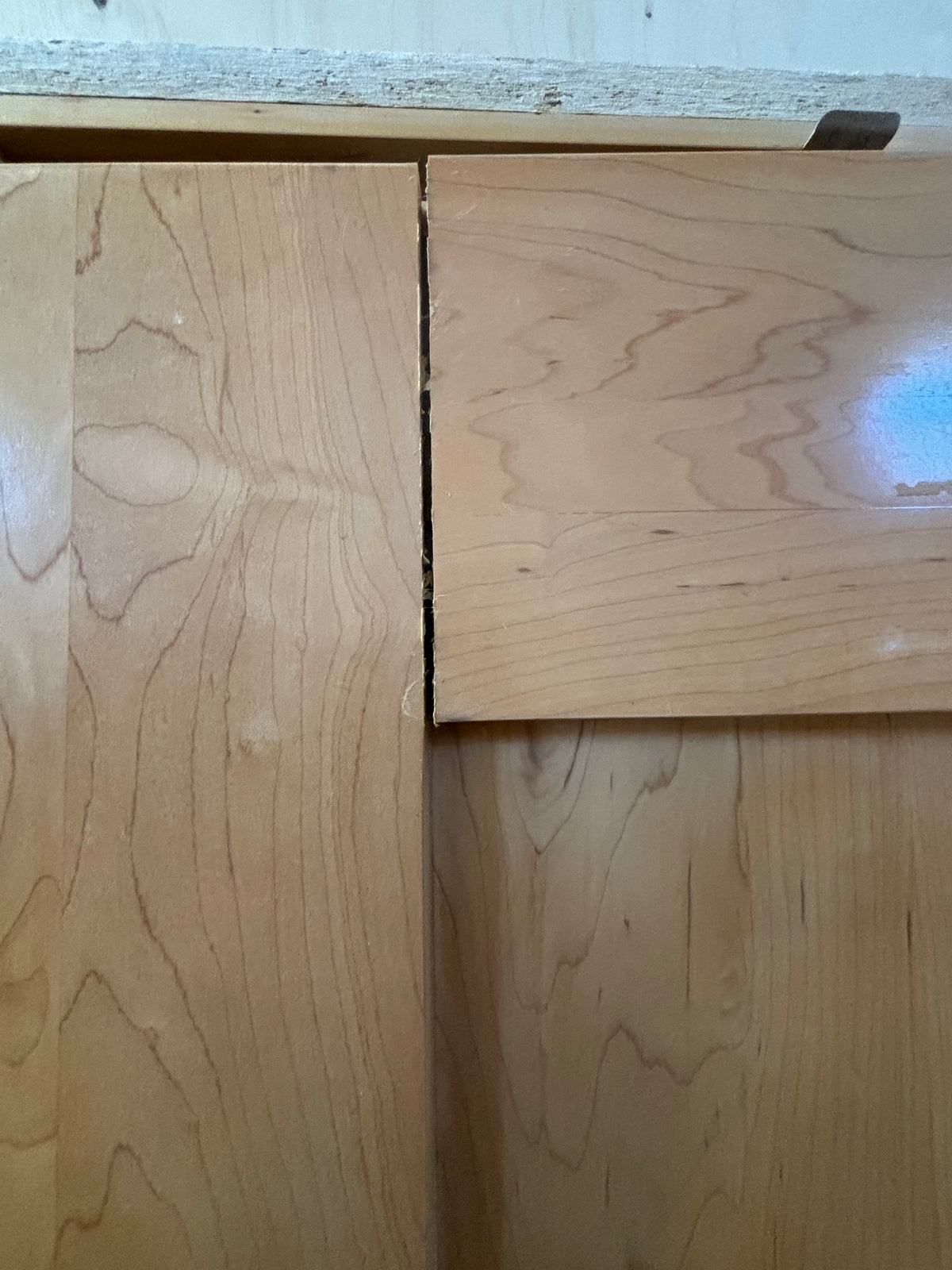 Solid Core Commercial Maple door Set
