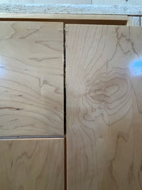 Solid Core Commercial Maple door Set