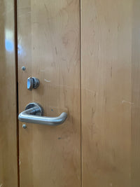 Solid Core Commercial Maple door Set