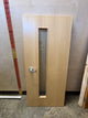 Solid Core Maple Door with Glass