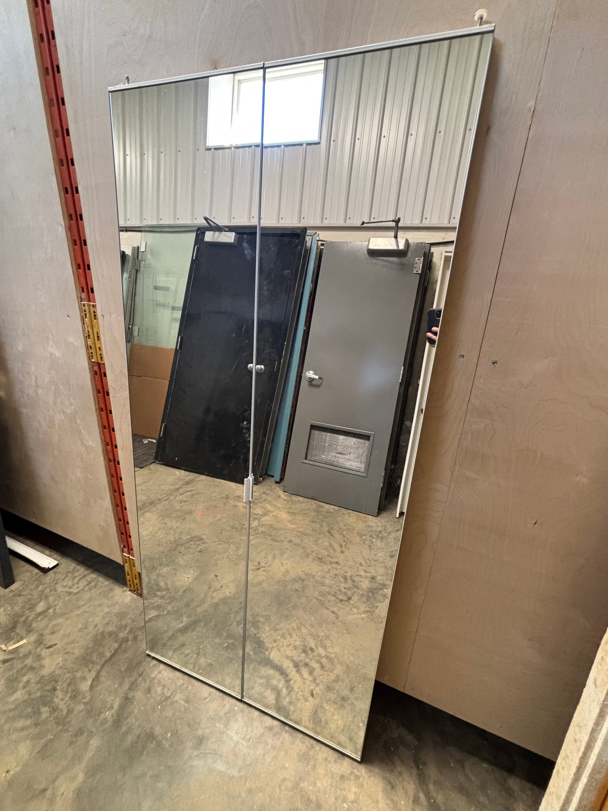 Mirrored Bifold Door