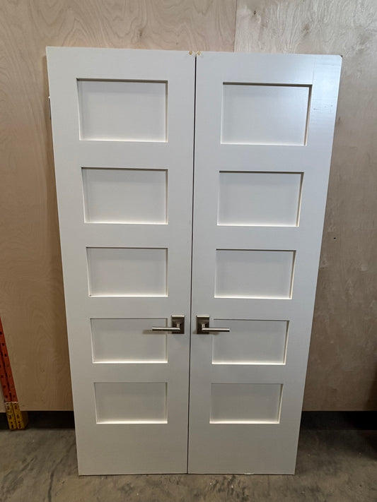 7ft Double Closet Door Set No Frame