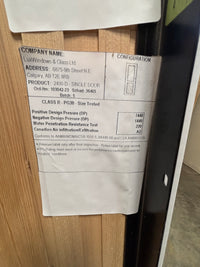 NEW 8ft Exterior Fibreglass Door in Frame