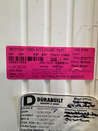 NEW 8ft Fibreglass Exterior Door in Frame