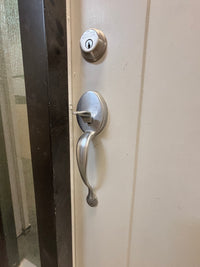 Fibreglass Exterior Door with Double Sidelites