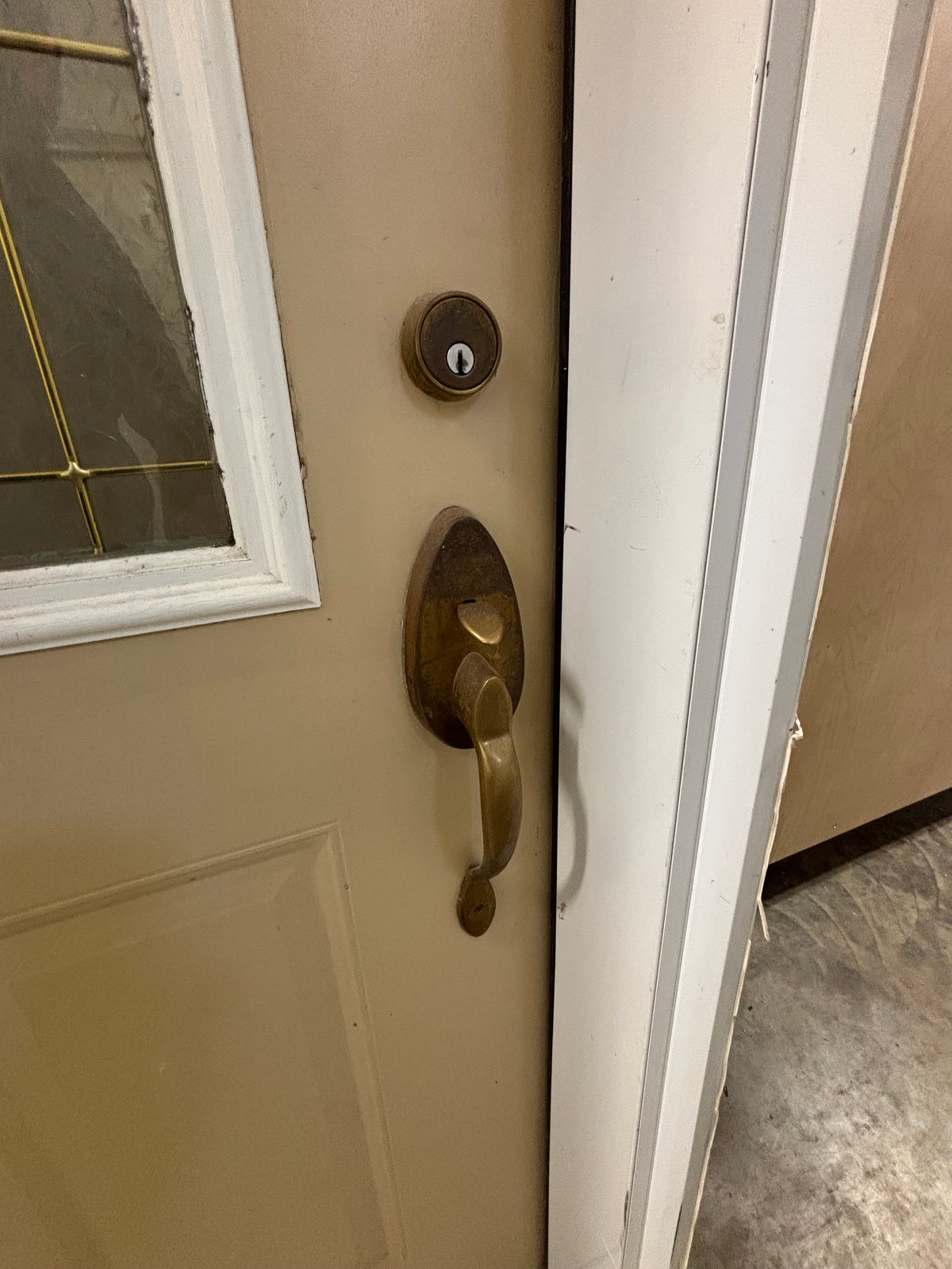 Steel Insulated Exterior Door with Single Sidelite in Frame