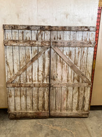 Antique Wooden Doors from Old Garage in Glenora