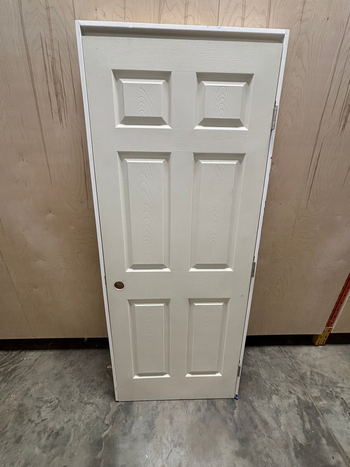 6 Panel Interior Door in frame