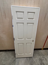 6 Panel Interior Door in Frame