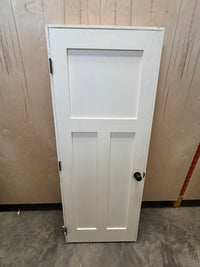 Shaker Style 3 Panel Interior Door in Frame