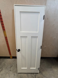 Shaker Style 3 Panel Door in Frame