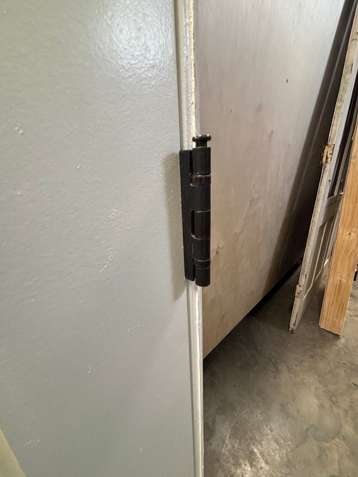Shaker Style 3 Panel Door in Frame
