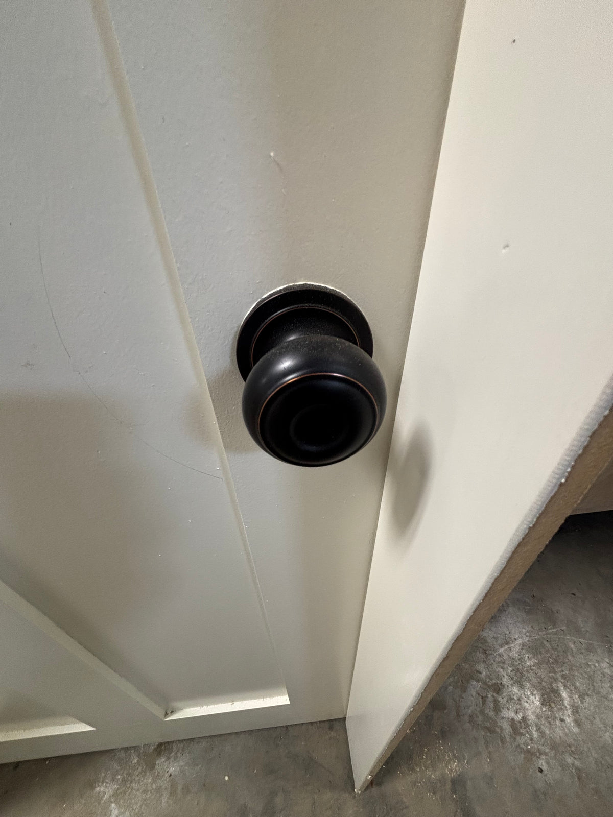 Shaker Style 3 Panel Interior Door in Frame