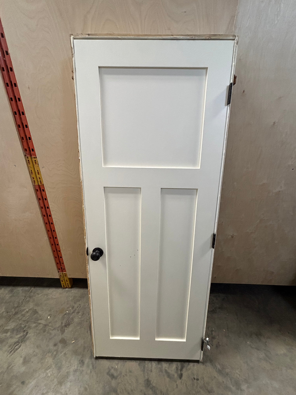 Shaker Style 3 Panel Interior Door with Frame