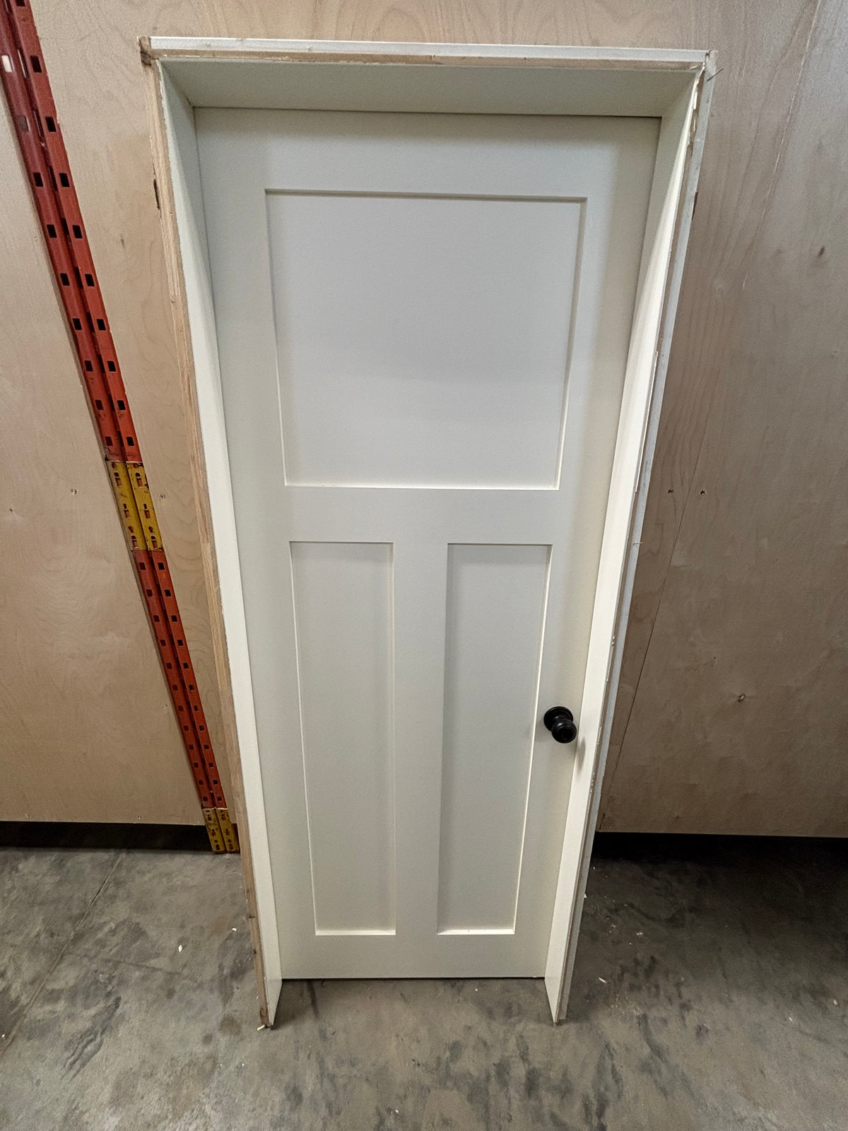 Shaker Style 3 Panel Interior Door with Frame
