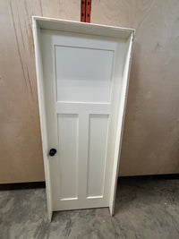 Shaker Style 3 Panel Interior Door in Frame