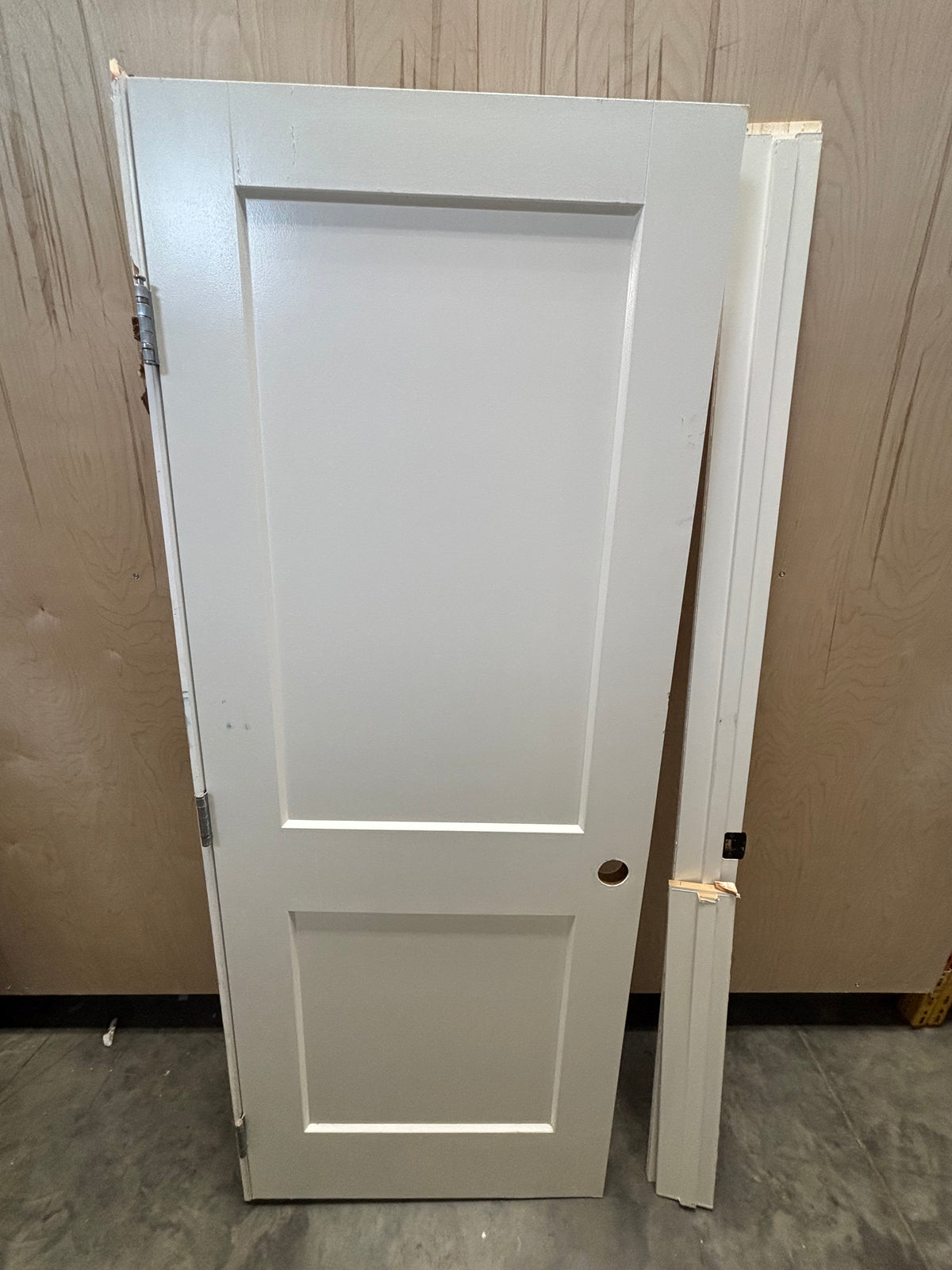 2 Panel Beveled Edge Interior Door with Frame