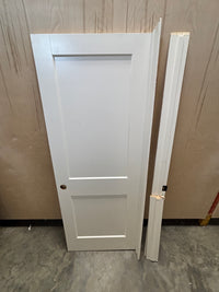 2 Panel Beveled Edge Interior Door with Frame