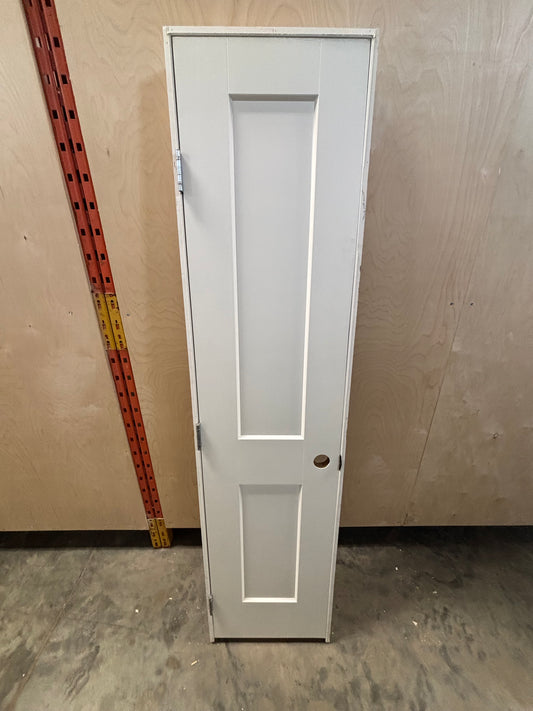 2 Panel Beveled edge interior Door in Frame